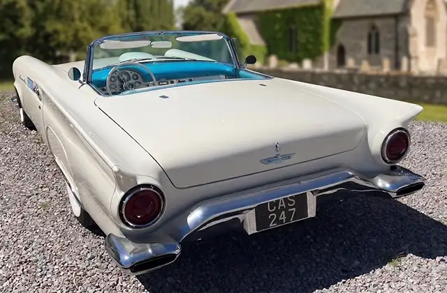 1957 Ford Thunderbird Convertible Back