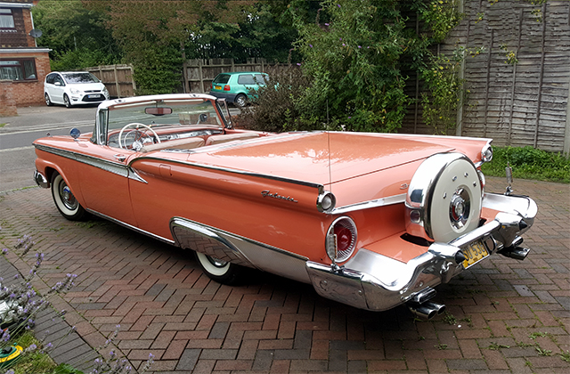 1959 Ford Skyliner Retractable Top Down
