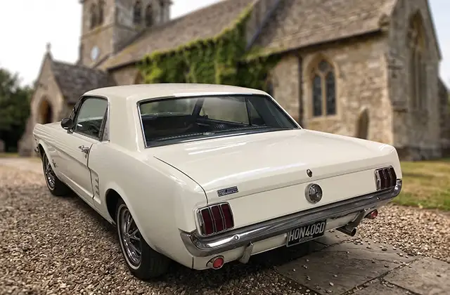 1966 Mustang coupe Rear